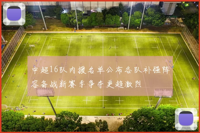 中超16队内援名单公布各队补强阵容备战新赛季争夺更趋激烈